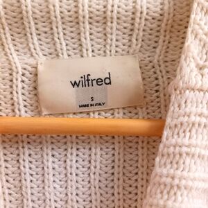 Aritzia Wilfred merino wool sweater dress
